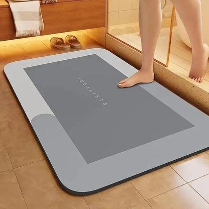 Super absorbent bathroom floor mat non-slip quick-drying toilet floor mat quick-drying non-slip mat