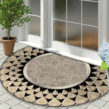 Outdoor Garden Doormat - Heavy-Duty Non-Slip Entrance Rug for Home Entryway