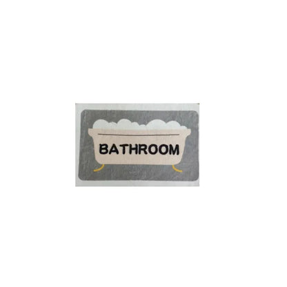 Cartoon Plush Bath Mat - Super Absorbent & Non-Slip Faux Cashmere Rug