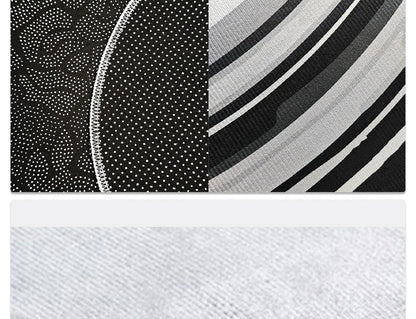 Semi-Circular Marble Doormat - Anti-Slip, Dirt & Wear Resistant Welcome Mat