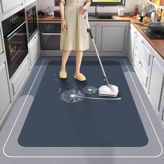 Diatomite Kitchen Mat - Non-Slip, Absorbent & Easy Wipe Clean Floor Pad
