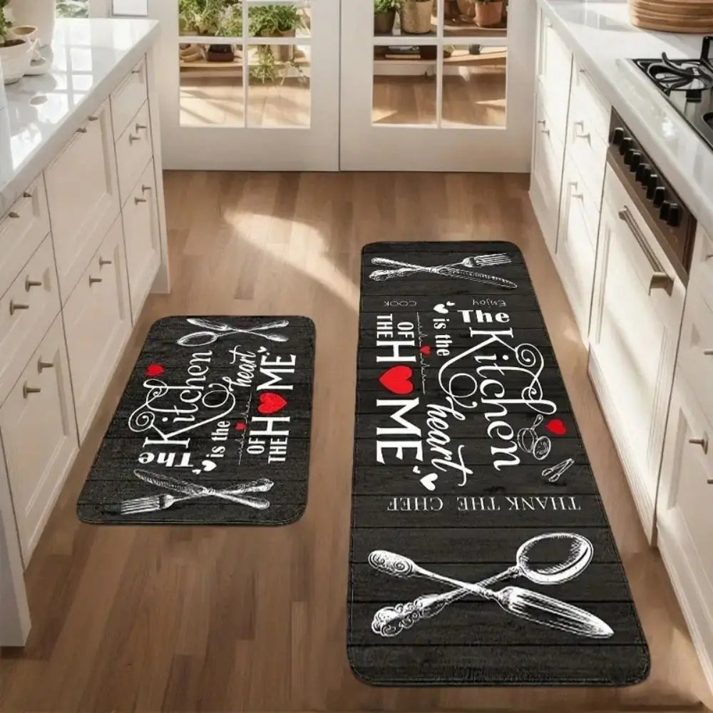 Machine Washable Kitchen & Laundry Mat - Super Soft, Comfortable & Non-Slip