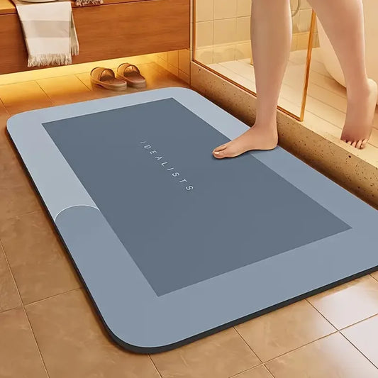Super absorbent bathroom floor mat non-slip quick-drying toilet floor mat quick-drying non-slip mat