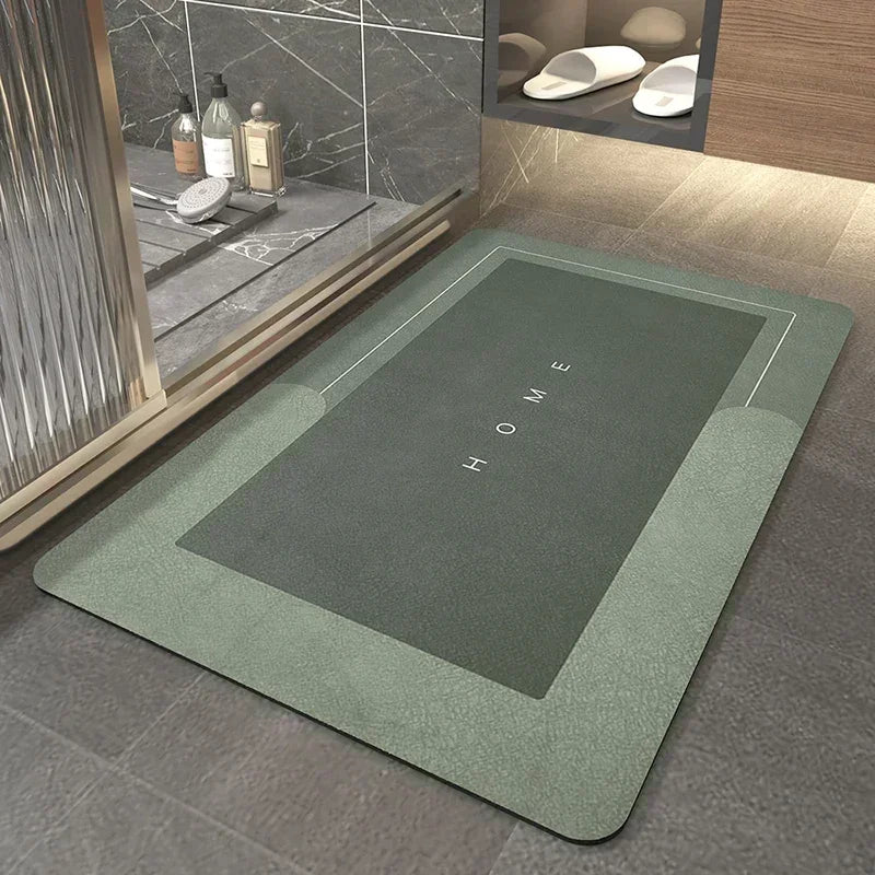 Premium Absorbent Floor Mat - Quick-Dry, Non-Slip & Easy Clean for Bathroom, Kitchen, Doorway