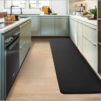 Thick Flannel Kitchen Runner Rug - Absorbent, Oil & Dirt-Resistant Non-Slip Mat