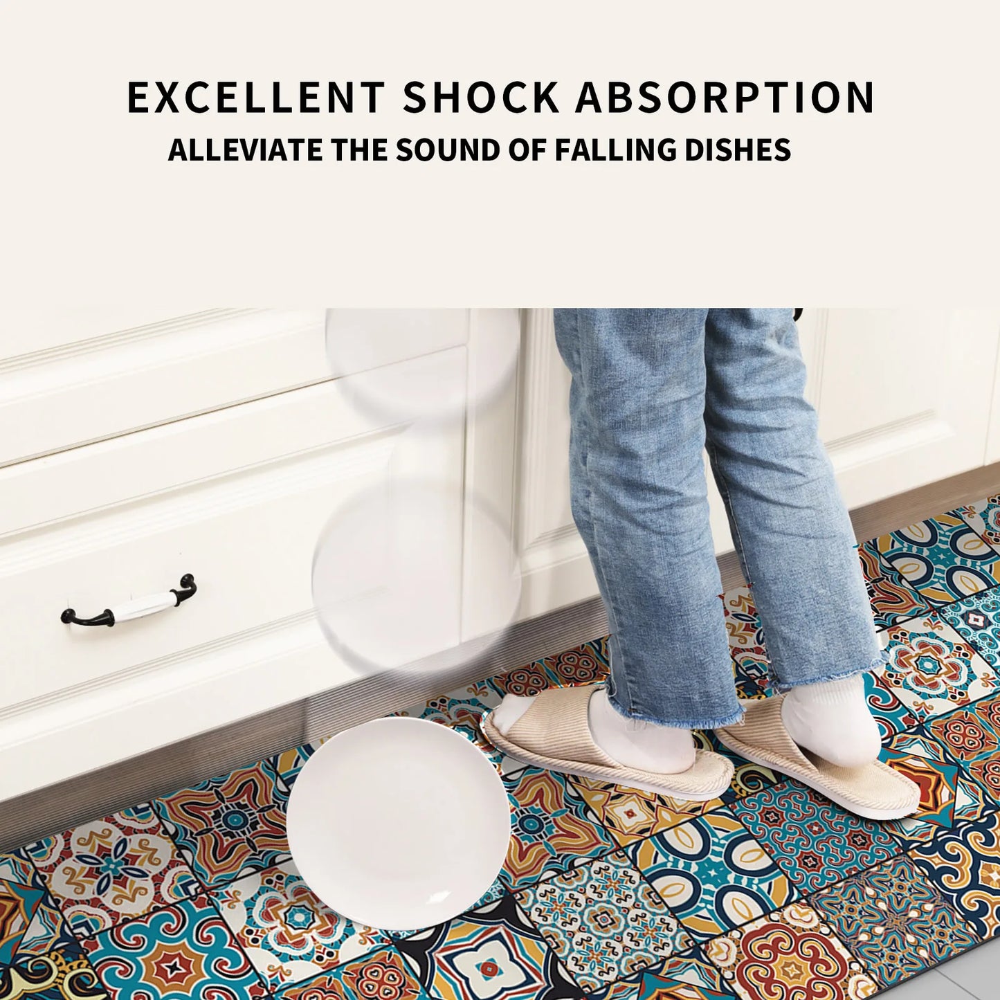 Super Absorbent Kitchen Runner - Waterproof & Washable Long Floor Mat