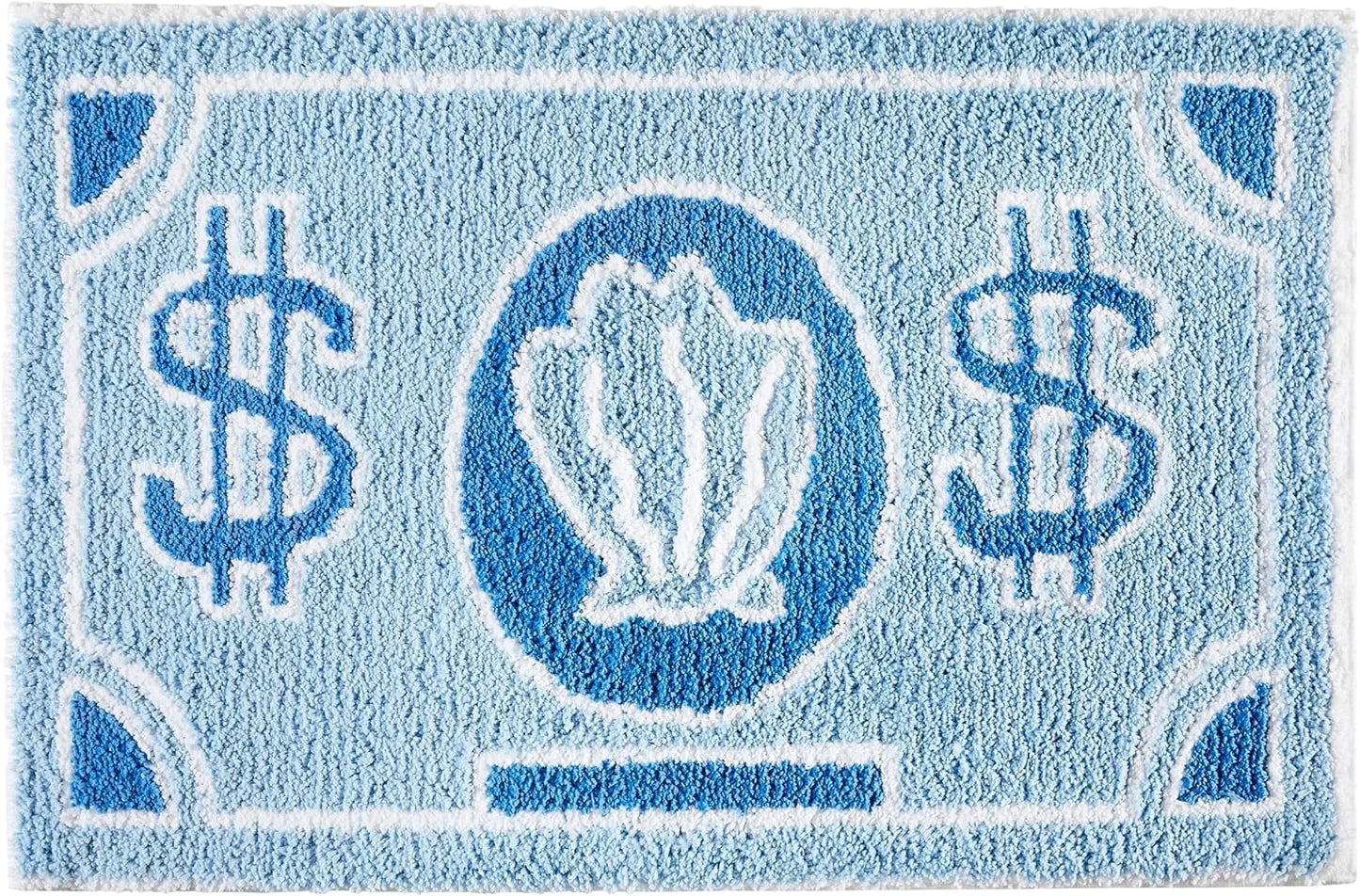 Personalized Dollar Bill Rug - Soft, Non-Slip & Washable Novelty Carpet
