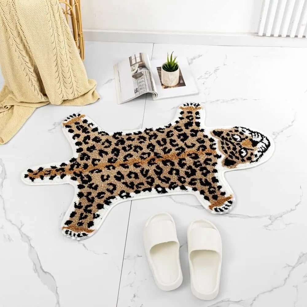 Tiger Shaped Area Rug - Soft & Non-Slip Cartoon Mat for Bedroom & Living Room