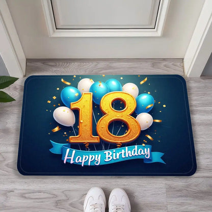 Floral Diatomite Bath Mat - Quick-Dry, Super Absorbent & Non-Slip Bathroom Rug