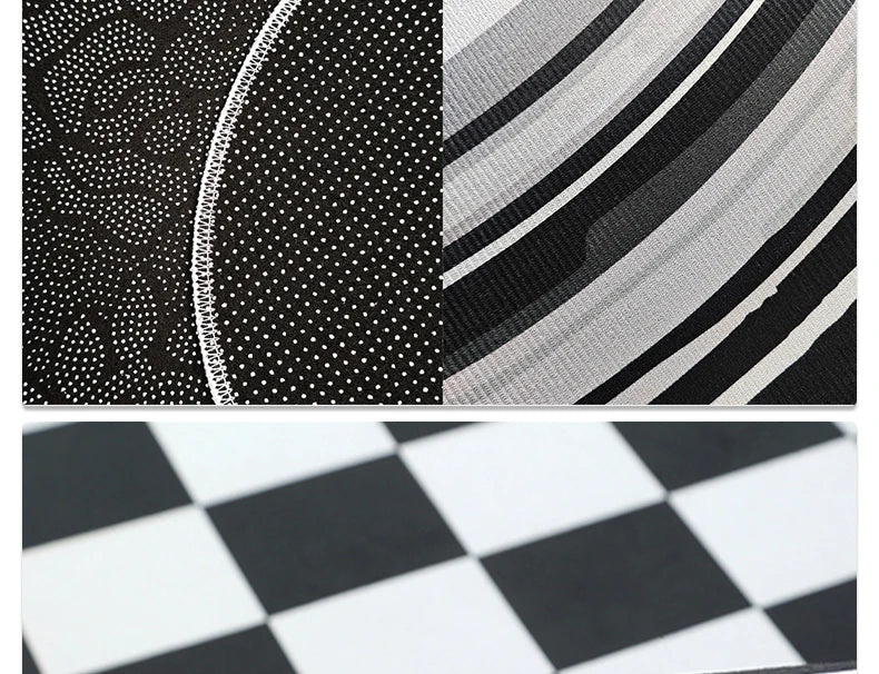 Floral Semi-Circular Doormat - Decorative & Durable Outdoor/Indoor Entrance Rug