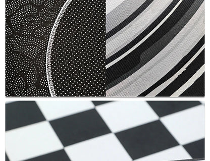 Floral Semi-Circular Doormat - Decorative & Durable Outdoor/Indoor Entrance Rug