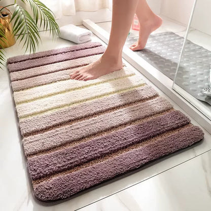 Faux Cashmere Bath Mat - Ultra Soft, Absorbent & Dirt-Resistant Bathroom Rug