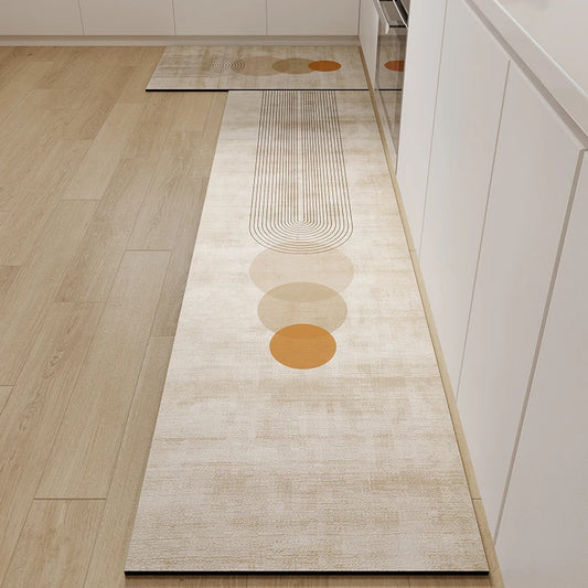 Oil-Proof Diatomite Kitchen Mat - Waterproof, Absorbent & Non-Slip Floor Pad