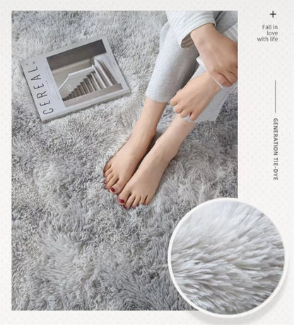 Luxury Plush Rug for Girls Room - Soft & Easy Care Bedside or Living Room Carpet