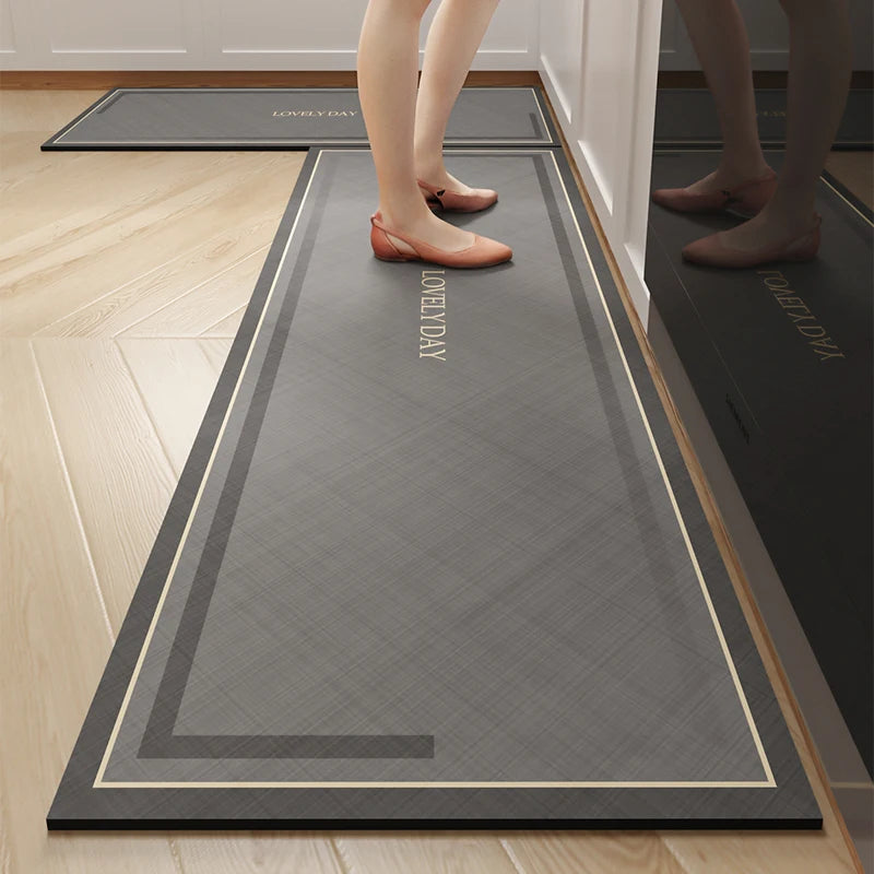 Summer Kitchen Mat - Bright & Absorbent Non-Slip Floor Pad, Easy Clean