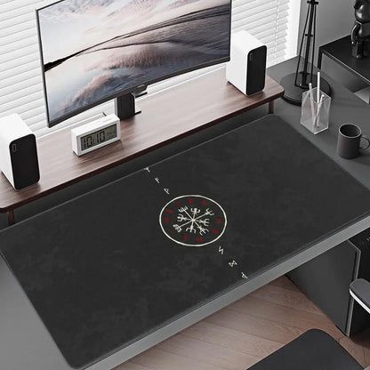 Viking Vegvisir Gaming Mouse Pad - Extra Large Thick Mat for PC & Notebook