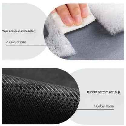 3D Pattern Absorbent Mat - Non-Slip & Quick-Dry for Bathroom, Yoga, & Utility