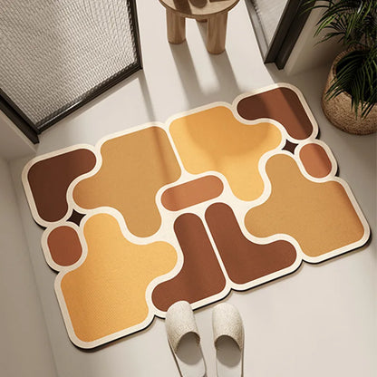 Modern Diatomite Bath Mat - Quick-Dry, Super Absorbent & Non-Slip