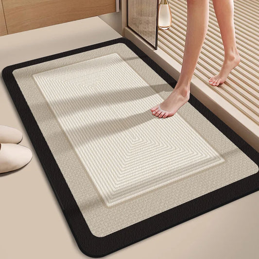 Advanced Diatomite Mat - Waterproof & Anti-Foul for Kitchen & Bathroom Entry