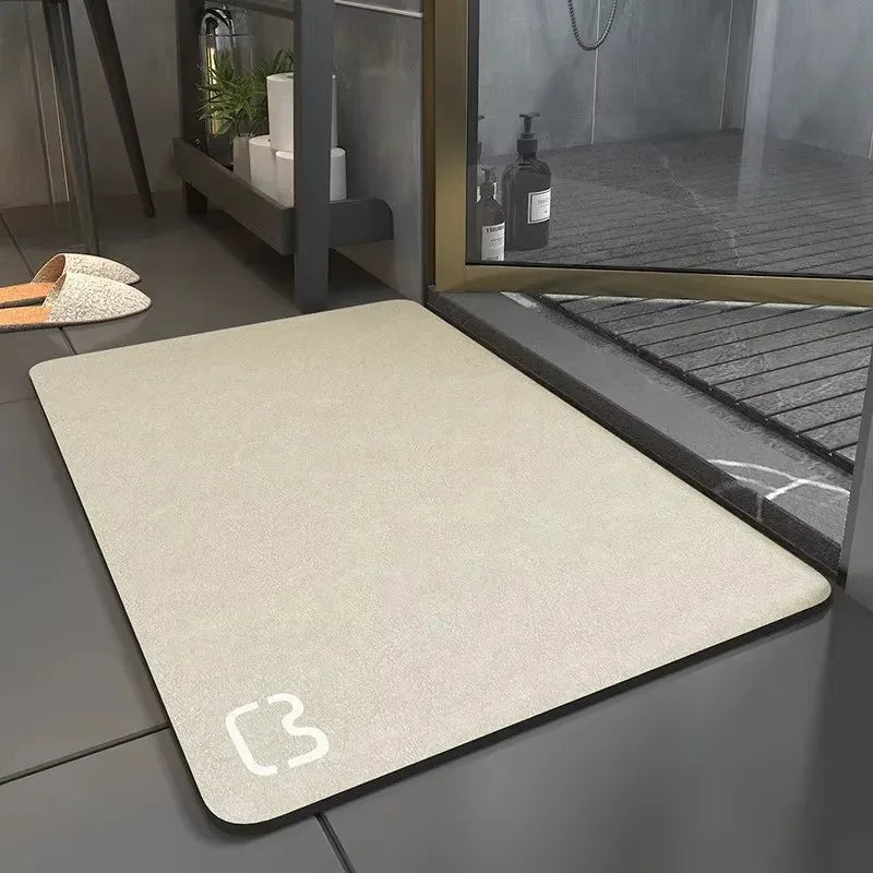 Premium Absorbent Floor Mat - Quick-Dry, Non-Slip & Easy Clean for Bathroom, Kitchen, Doorway
