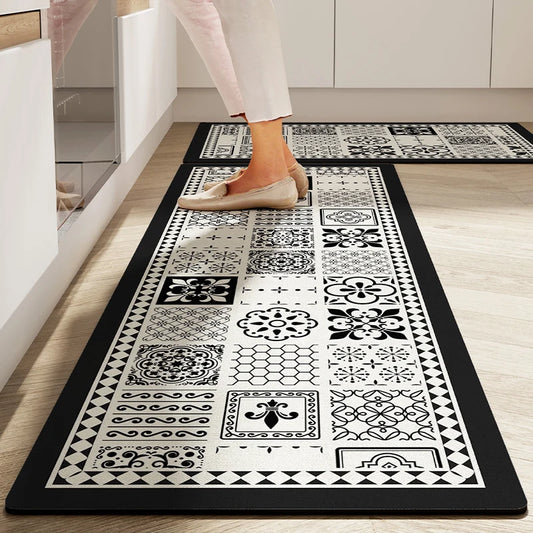 American Retro Kitchen Mat - Oil Proof Diatomite, Absorbent & Non-Slip