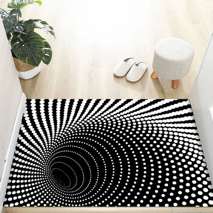 Plush Velvet Entryway Mat - Durable & Non-Slip Doormat for Easy Home Cleaning