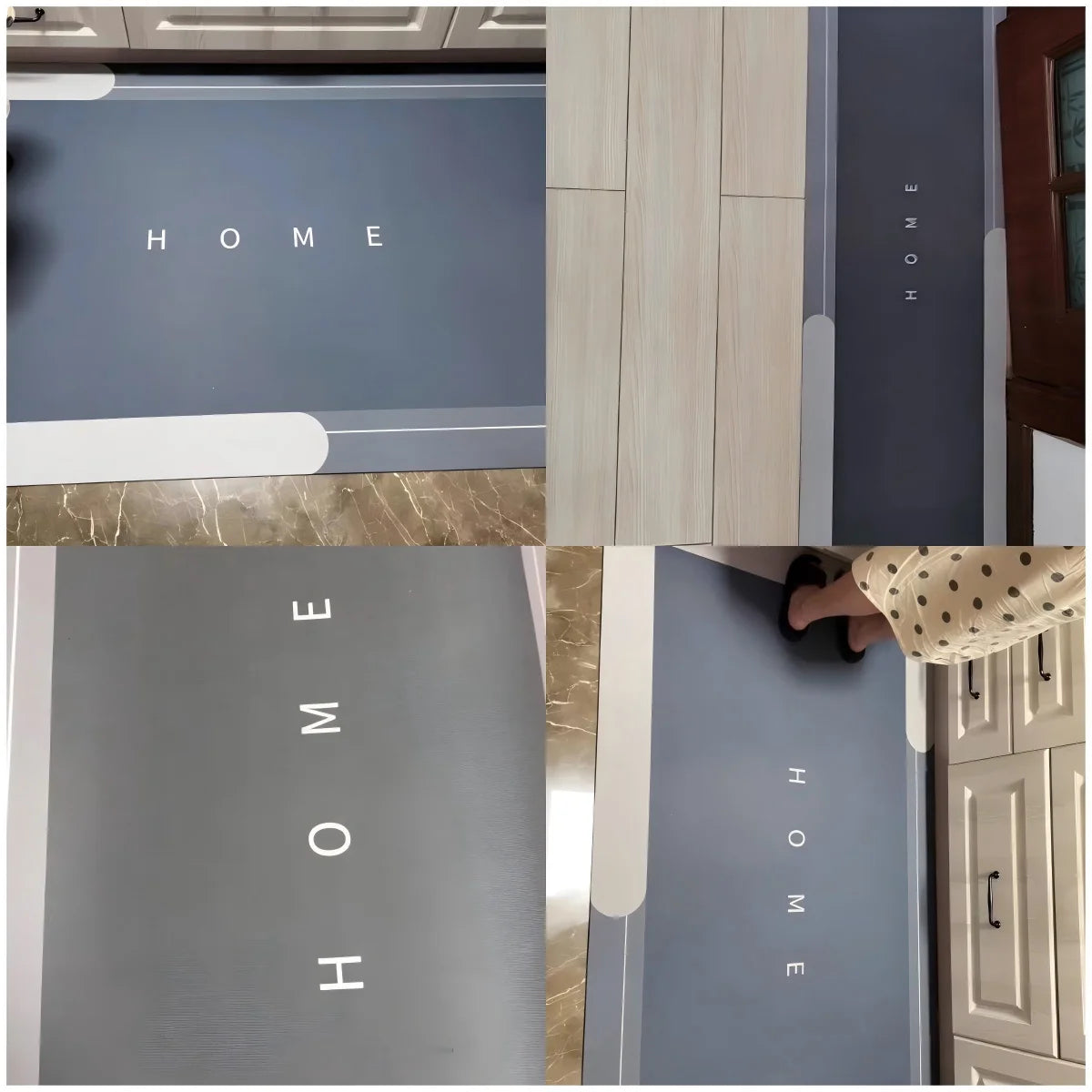 Diatomite Mat 2-Piece Set - Non-Slip & Absorbent for Kitchen Sink & Bathroom