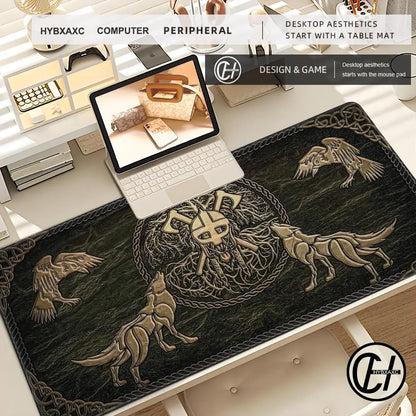 Viking Vegvisir Gaming Mouse Pad - Extra Large Thick Mat for PC & Notebook