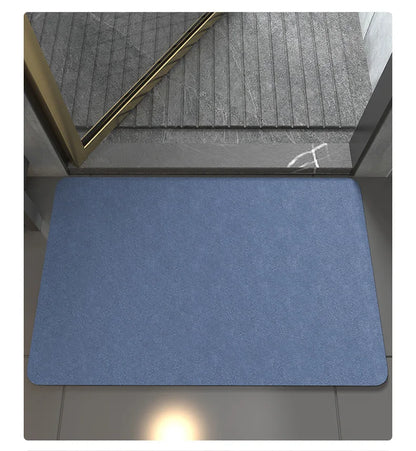 Diatomaceous Earth Bath Mat - Super Absorbent Quick-Dry & Non-Slip Bathroom Rug