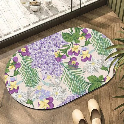 Diatomite Entrance Mat - Quick-Dry & Non-Slip for Bathroom and Kitchen