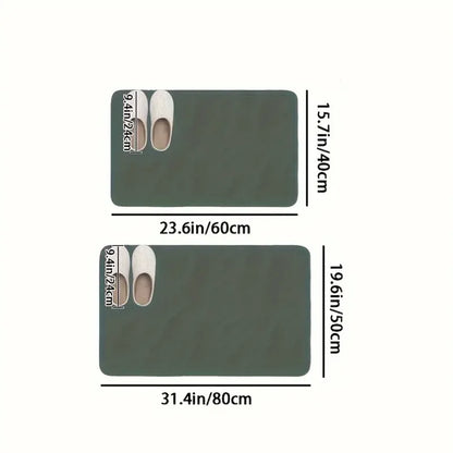 Super absorbent bathroom floor mat non-slip quick-drying toilet floor mat quick-drying non-slip mat