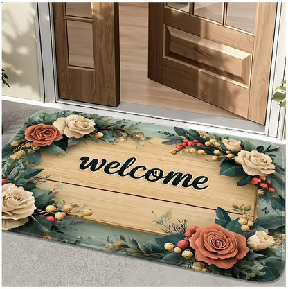 Machine Washable Kitchen & Bath Mat - Super Soft, Absorbent & Non-Slip Rug