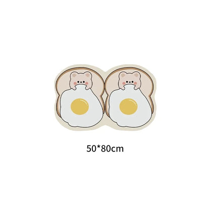 Cartoon Kitchen Mat - Non-Slip & Washable Anti-Fatigue Floor Pad