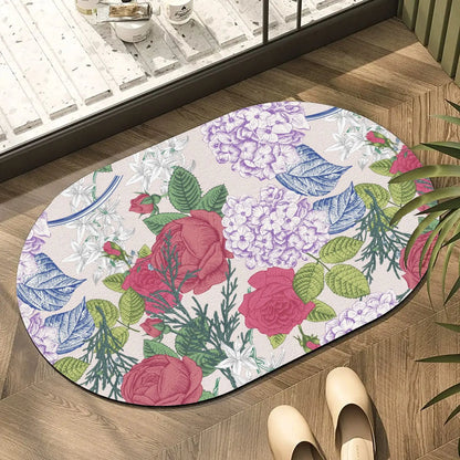 Diatomite Entrance Mat - Quick-Dry & Non-Slip for Bathroom and Kitchen