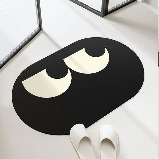 Summer Diatomite Mat - Non-Slip & Absorbent for Kitchen, Bathroom & Hallway