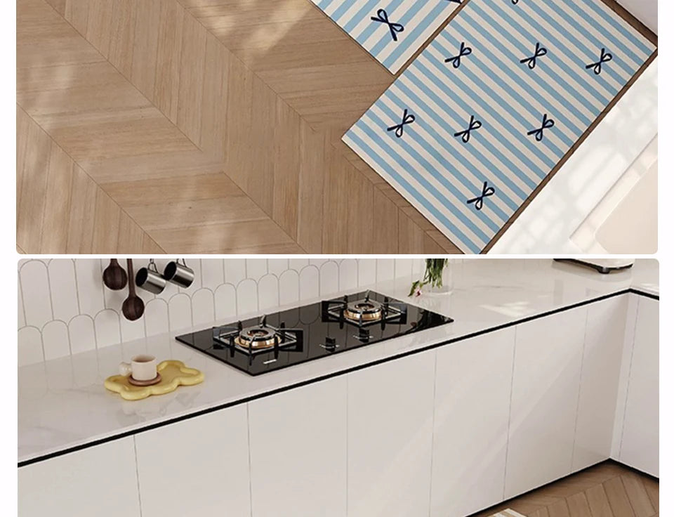 Machine Washable Diatomite Kitchen Mat - Quick-Dry, Absorbent & Non-Slip