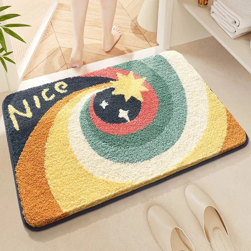 Cute Cartoon Bath Mat - Waterproof & Non-Slip Rug for Bathroom and Toilet