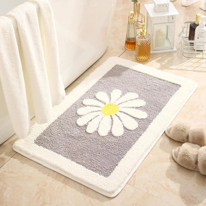 "Take It Off" Funny Bath Mat - Green Cute & Machine Washable Shower Rug