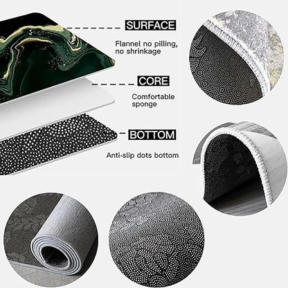 Waterproof Kitchen Mat, Anti-Fatigue Comfort Floor Rug for Sink, Oil & Slip Resistant, Absorbent Door Mat for Bathroom, Hallway Entry