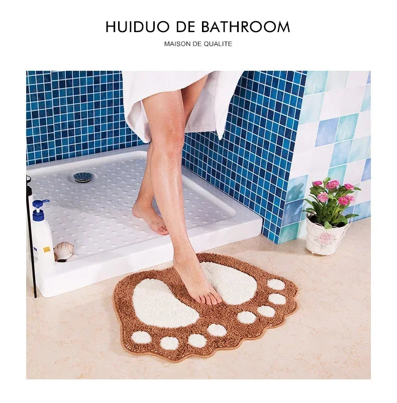 Microfiber Bath Rug - Super Absorbent & Non-Slip Bathroom Mat, Machine Washable