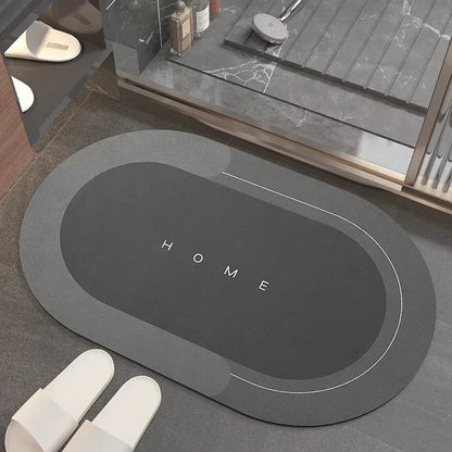 Premium Absorbent Floor Mat - Quick-Dry, Non-Slip & Easy Clean for Bathroom, Kitchen, Doorway