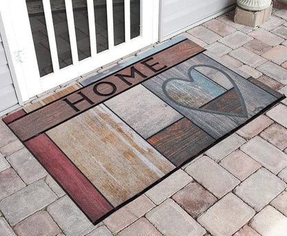 Heavy-Duty PVC Scraper Mat - Anti-Slip Dirt Trapper for Entrance & Mudroom