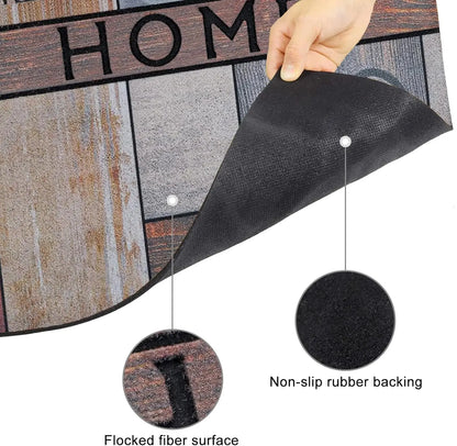 Heavy-Duty PVC Scraper Mat - Anti-Slip Dirt Trapper for Entrance & Mudroom