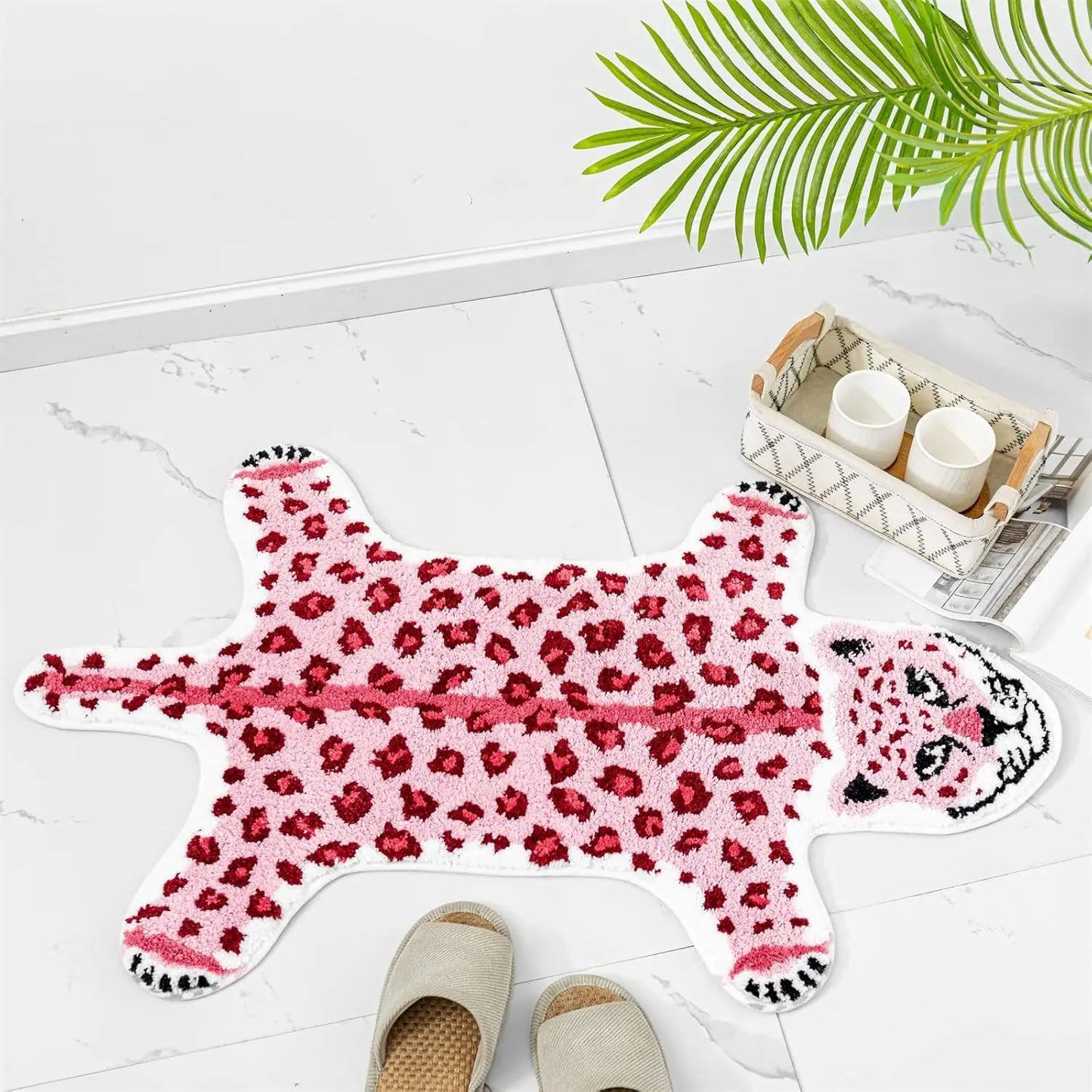 Tiger Shaped Area Rug - Soft & Non-Slip Cartoon Mat for Bedroom & Living Room