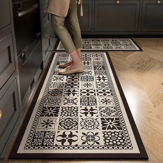 Oil-Absorbent Diatomite Kitchen Mat - Non-Slip, Quick-Dry & Wear Resistant