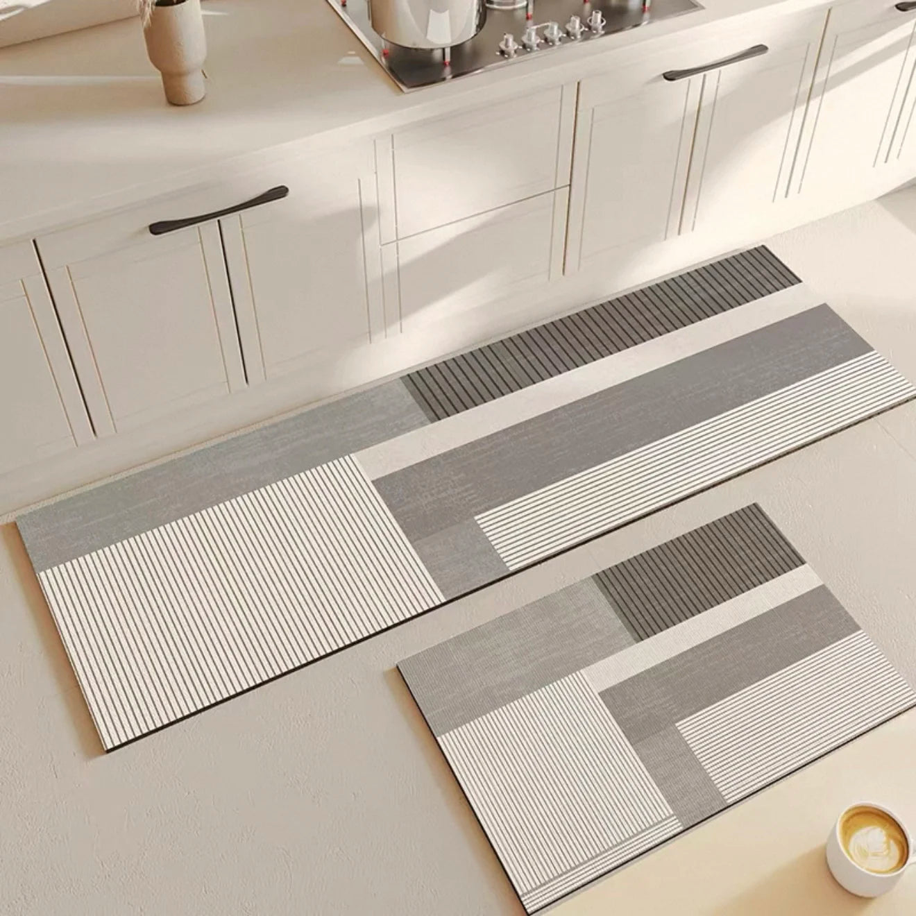 Diatomite Kitchen Mat - Oil-Resistant & Anti-Slip Floor Pad for Sink and Stove
