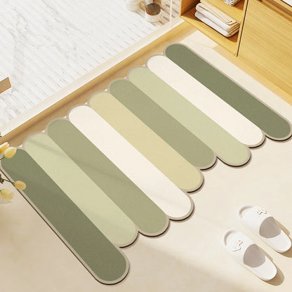 Soft Diatomite Bath Mat - Super Absorbent & Non-Slip Toilet Rug