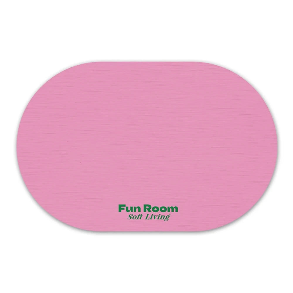 Korean Style Diatomite Bath Mat - Simple Pure Color, Quick-Dry & Non-Slip