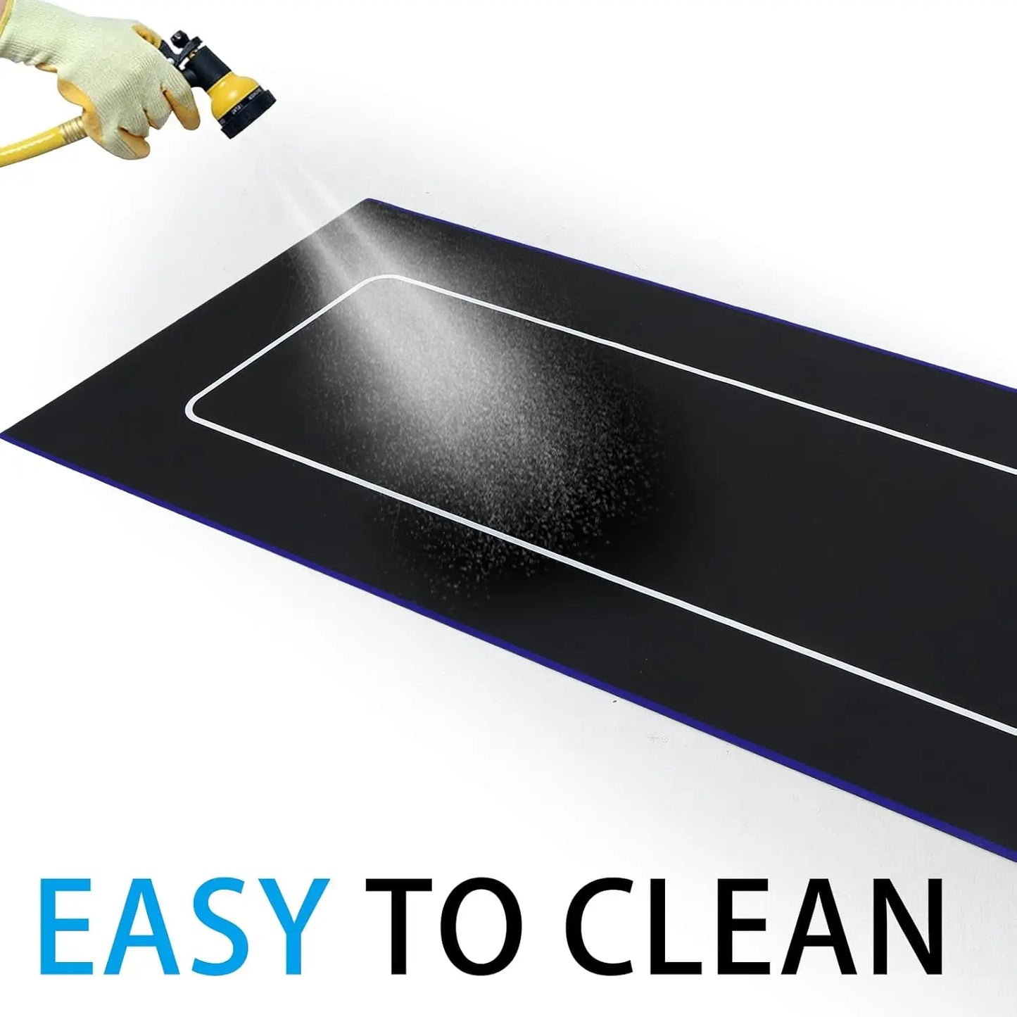 Custom Motorcycle Parking Mat - Oil Absorbent, Washable & Anti-Slip Garage Rug