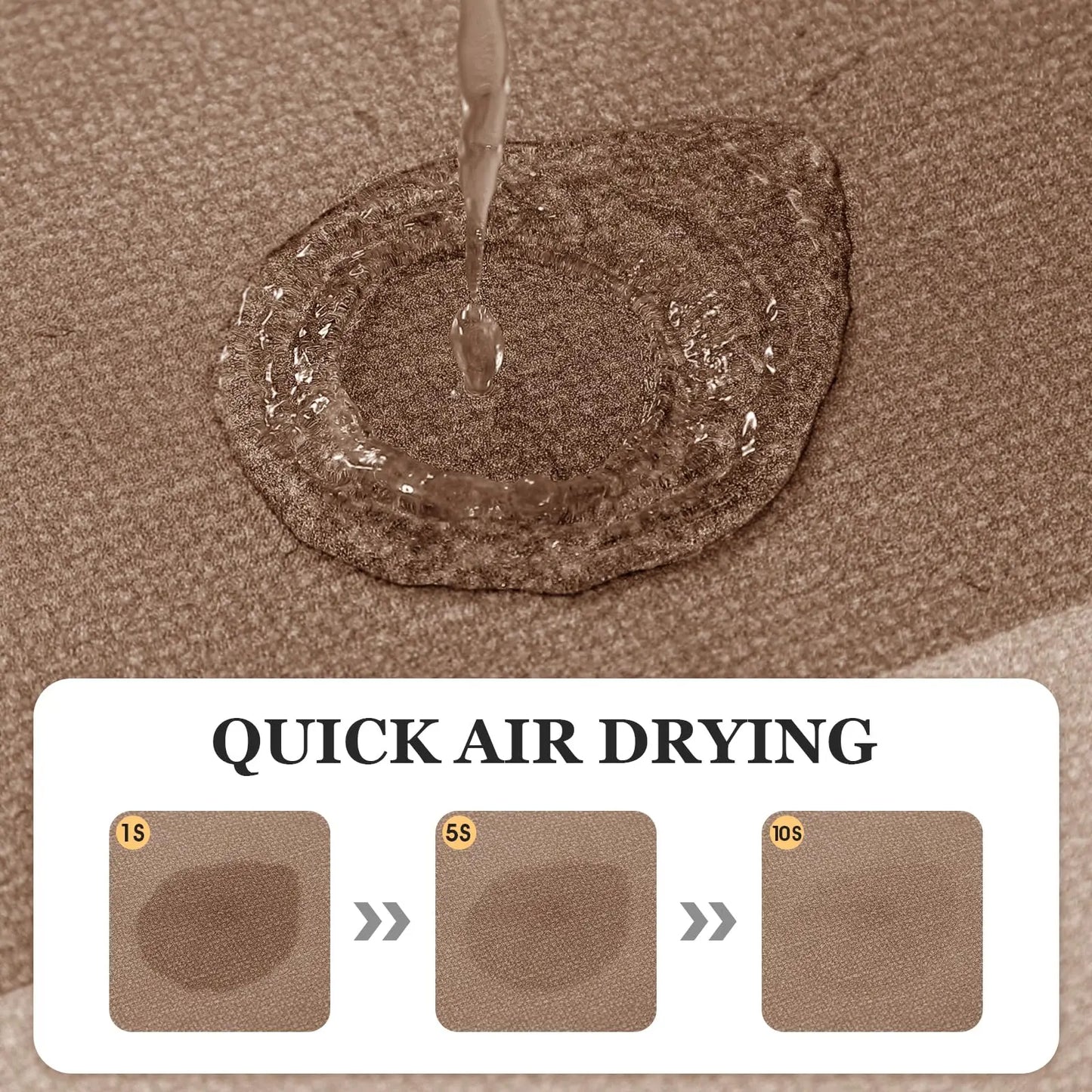 Machine Washable Bath Mat - Ultra Absorbent & Non-Slip with Rubber Backing